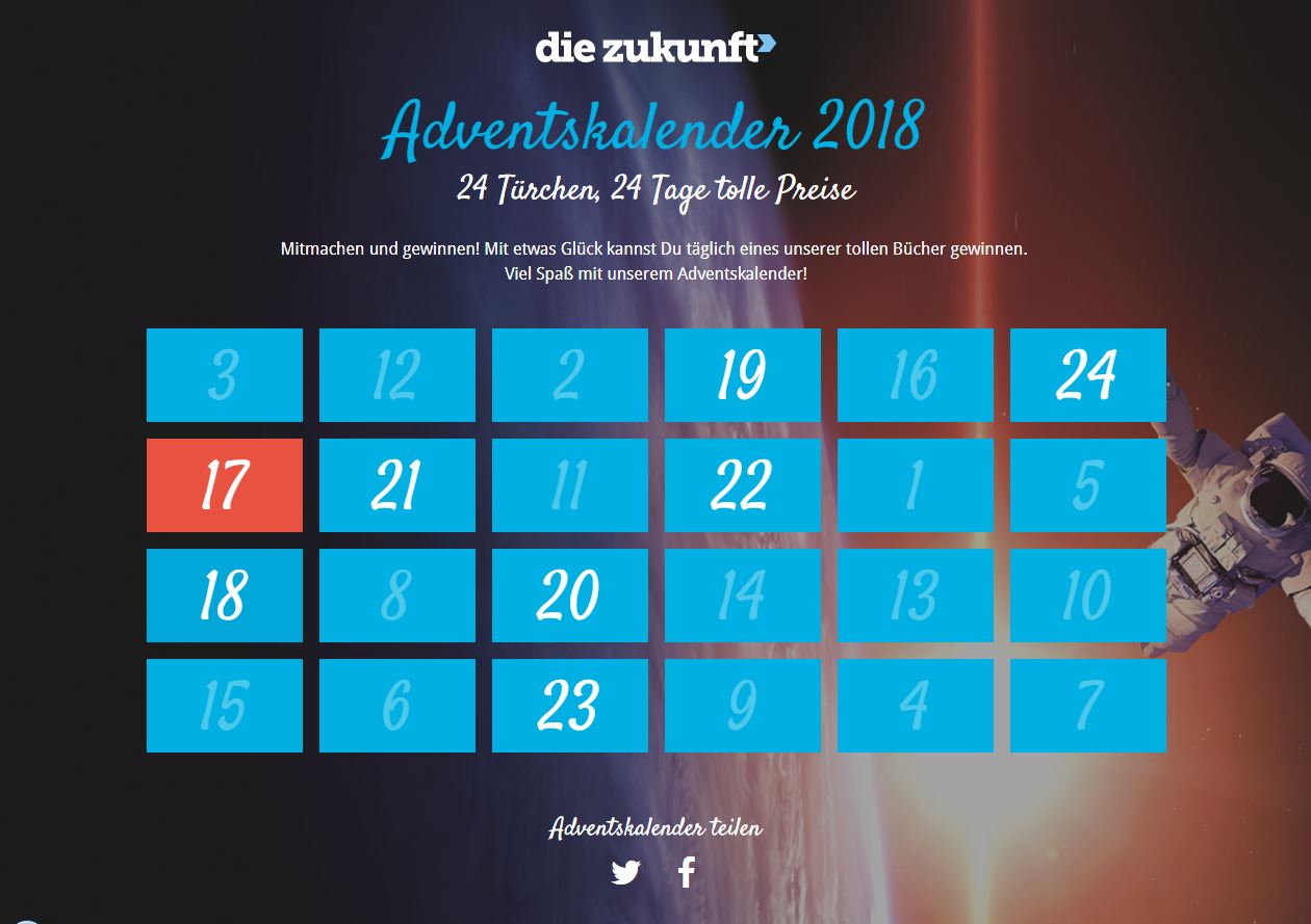 diezukunft.de Adventskalender 2018