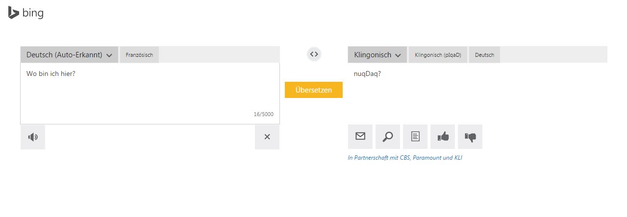 Bing Klingonisch
