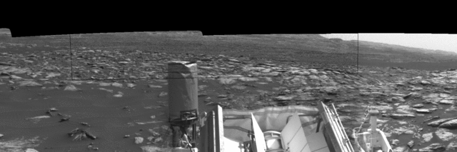 Mars-Rover Curiosity beobachtet Staubteufel
