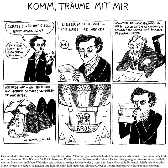 Als Jules Verne Edgar Allan Poe Einen Brief Schrieb Die Zukunft